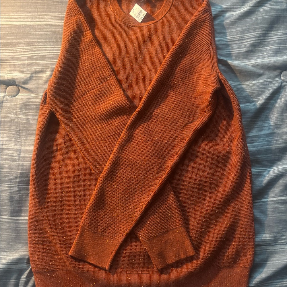Jos. A. Bank Orange Speckled Sweater